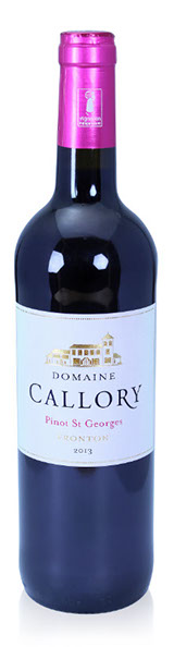 Bouteille de Domaine Callory Pinot St Georges rouge